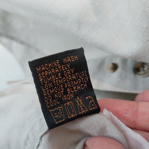 Browning Hunting Shirt Mens XL 16 Beige Padded Vented Shooting Ripstop Budweiser - Picture 13 of 14